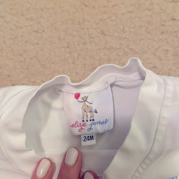 Boys Valentine’s Smocked Long Sleeve Shirt - Picture 6 of 8